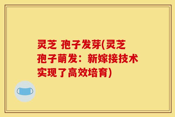灵芝 孢子发芽(灵芝孢子萌发：新嫁接技术实现了高效培育)