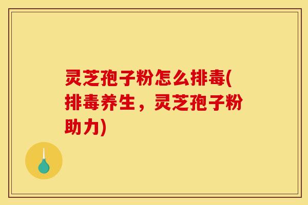 灵芝孢子粉怎么(养生，灵芝孢子粉助力)