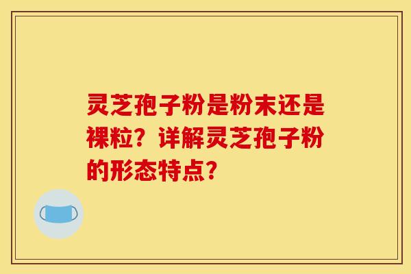 灵芝孢子粉是粉末还是裸粒?详解灵芝孢子粉的形态特点? 灵芝孢子粉是粉末还是裸粒?详解灵芝孢子粉的形态特点?