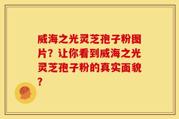 威海之光灵芝孢子粉图片?让你看到威海之光灵芝孢子粉的真实面貌? 威海之光灵芝孢子粉图片?让你看到威海之光灵芝孢子粉的真实面貌?