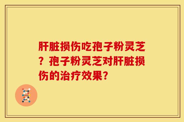 肝脏损伤吃孢子粉灵芝？孢子粉灵芝对肝脏损伤的治疗效果？