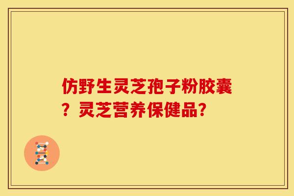 仿野生灵芝孢子粉胶囊?灵芝营养保健品? 仿野生灵芝孢子粉胶囊?灵芝营养保健品?