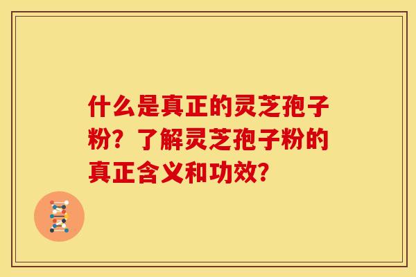 什么是真正的灵芝孢子粉?了解灵芝孢子粉的真正含义和功效? 什么是真正的灵芝孢子粉?了解灵芝孢子粉的真正含义和功效?