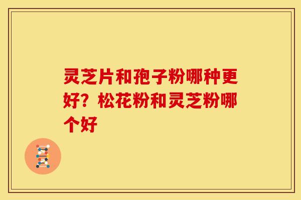 灵芝片和孢子粉哪种更好？松花粉和灵芝粉哪个好