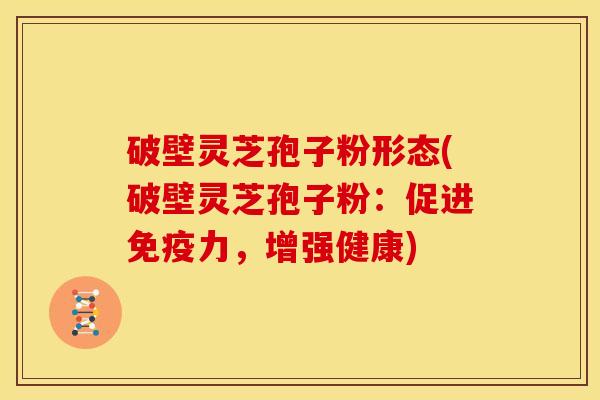 破壁灵芝孢子粉形态(破壁灵芝孢子粉:促进免疫力,增强健康) 破壁灵芝孢子粉形态(破壁灵芝孢子粉:促进免疫力,增强健康)