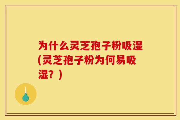为什么灵芝孢子粉吸湿(灵芝孢子粉为何易吸湿?) 为什么灵芝孢子粉吸湿(灵芝孢子粉为何易吸湿?)