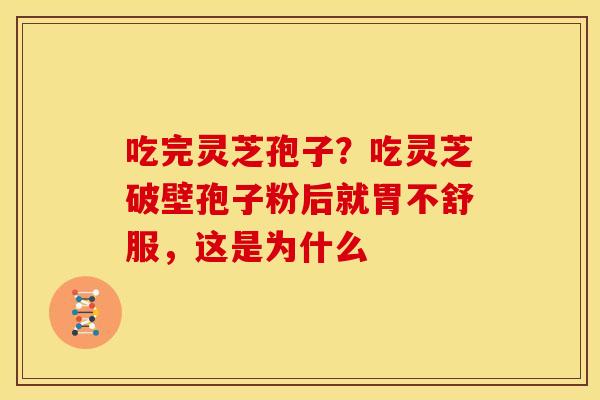 吃完灵芝孢子?吃灵芝破壁孢子粉后就胃不舒服,这是为什么 吃完灵芝孢子?吃灵芝破壁孢子粉后就胃不舒服,这是为什么