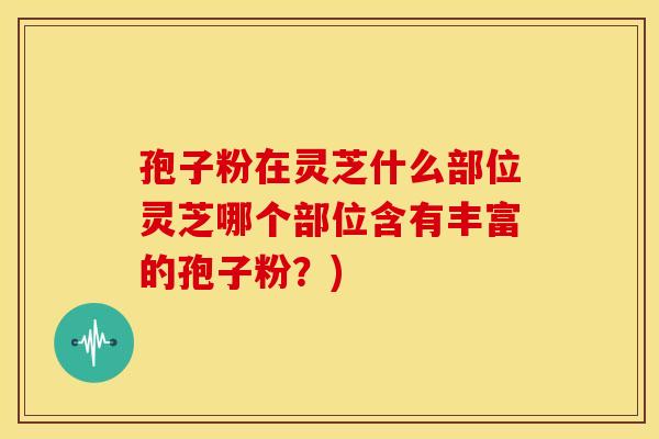孢子粉在灵芝什么部位灵芝哪个部位含有丰富的孢子粉?) 孢子粉在灵芝什么部位灵芝哪个部位含有丰富的孢子粉?)