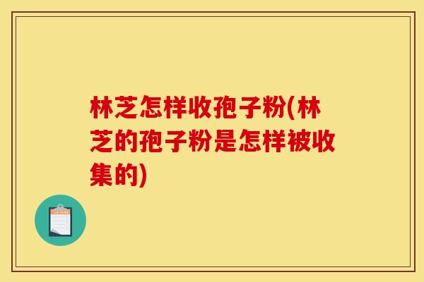 林芝怎样收孢子粉(林芝的孢子粉是怎样被收集的) 林芝怎样收孢子粉(林芝的孢子粉是怎样被收集的)