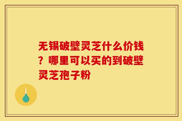 无锡破壁灵芝什么价钱?哪里可以买的到破壁灵芝孢子粉 无锡破壁灵芝什么价钱?哪里可以买的到破壁灵芝孢子粉