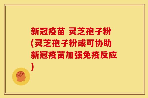 新冠疫苗 灵芝孢子粉(灵芝孢子粉或可协助新冠疫苗加强免疫反应)