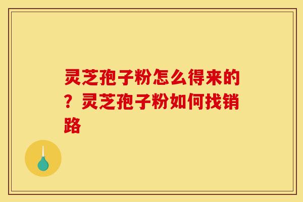 灵芝孢子粉怎么得来的?灵芝孢子粉如何找销路 灵芝孢子粉怎么得来的?灵芝孢子粉如何找销路