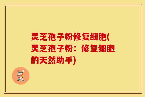 灵芝孢子粉修复细胞(灵芝孢子粉：修复细胞的天然助手)
