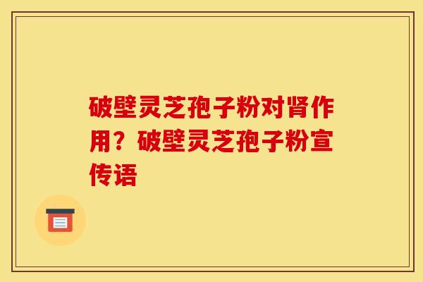 破壁灵芝孢子粉对作用?破壁灵芝孢子粉宣传语 破壁灵芝孢子粉对作用?破壁灵芝孢子粉宣传语