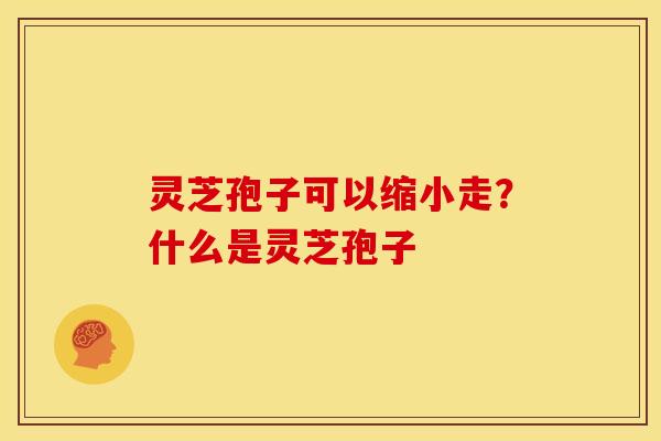 灵芝孢子可以缩小走？什么是灵芝孢子