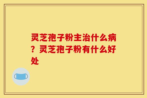 灵芝孢子粉主什么？灵芝孢子粉有什么好处