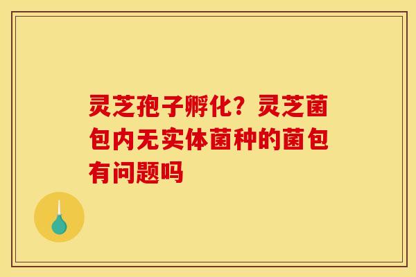 灵芝孢子孵化?灵芝菌包内无实体菌种的菌包有问题吗 灵芝孢子孵化?灵芝菌包内无实体菌种的菌包有问题吗