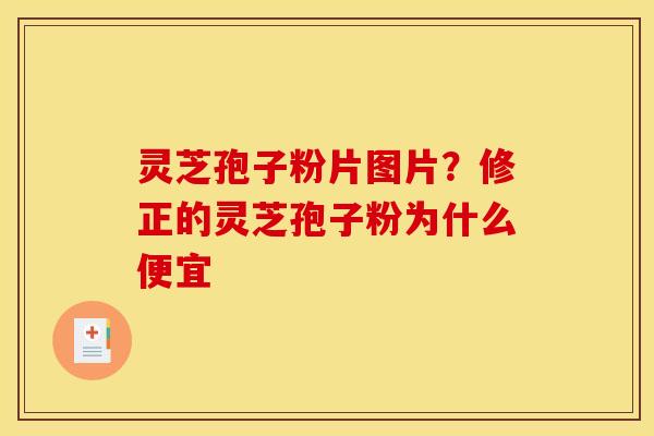 灵芝孢子粉片图片？修正的灵芝孢子粉为什么便宜