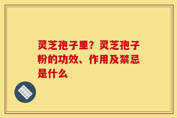灵芝孢子里?灵芝孢子粉的功效、作用及禁忌是什么 灵芝孢子里?灵芝孢子粉的功效、作用及禁忌是什么