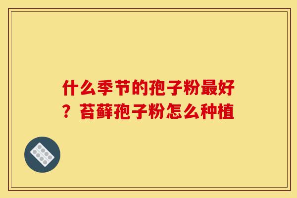 什么季节的孢子粉好?苔藓孢子粉怎么种植 什么季节的孢子粉好?苔藓孢子粉怎么种植