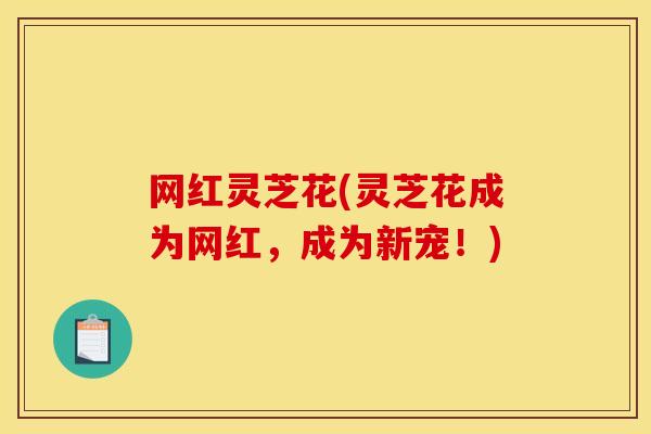 网红灵芝花(灵芝花成为网红,成为新宠!) 网红灵芝花(灵芝花成为网红,成为新宠!)