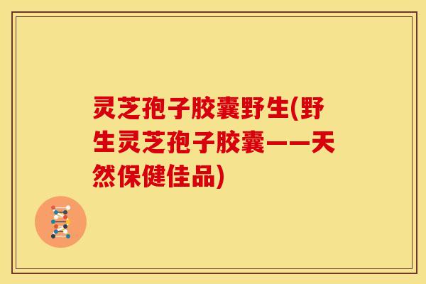 灵芝孢子胶囊野生(野生灵芝孢子胶囊——天然保健佳品) 灵芝孢子胶囊野生(野生灵芝孢子胶囊——天然保健佳品)