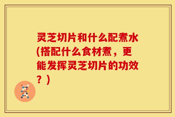 灵芝切片和什么配煮水(搭配什么食材煮,更能发挥灵芝切片的功效?) 灵芝切片和什么配煮水(搭配什么食材煮,更能发挥灵芝切片的功效?)