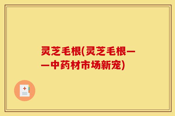 灵芝毛根(灵芝毛根——材市场新宠) 灵芝毛根(灵芝毛根——材市场新宠)