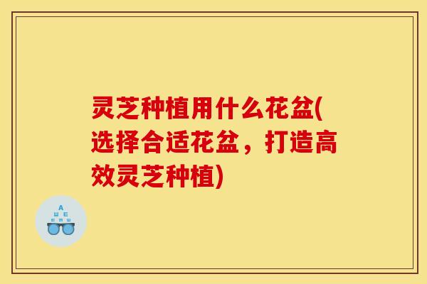 灵芝种植用什么花盆(选择合适花盆,打造高效灵芝种植) 灵芝种植用什么花盆(选择合适花盆,打造高效灵芝种植)