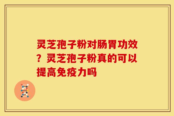 灵芝孢子粉对肠胃功效?灵芝孢子粉真的可以提高免疫力吗 灵芝孢子粉对肠胃功效?灵芝孢子粉真的可以提高免疫力吗