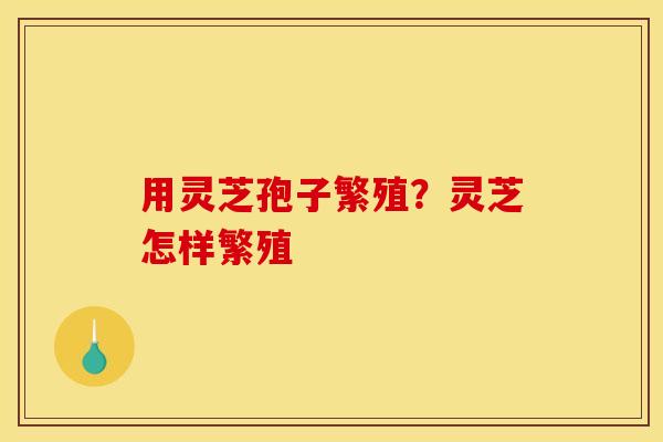 用灵芝孢子繁殖?灵芝怎样繁殖 用灵芝孢子繁殖?灵芝怎样繁殖