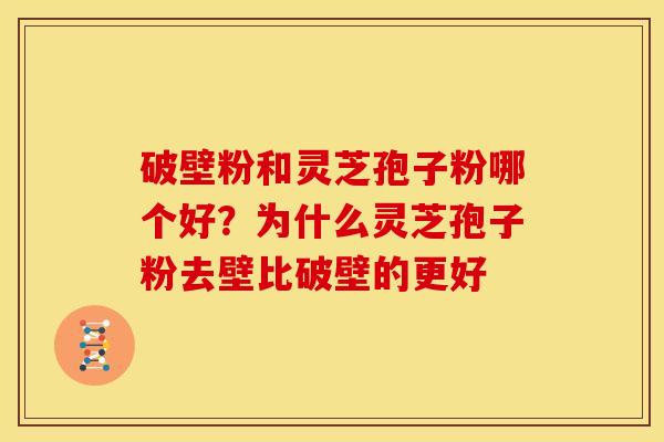 破壁粉和灵芝孢子粉哪个好?为什么灵芝孢子粉去壁比破壁的更好 破壁粉和灵芝孢子粉哪个好?为什么灵芝孢子粉去壁比破壁的更好