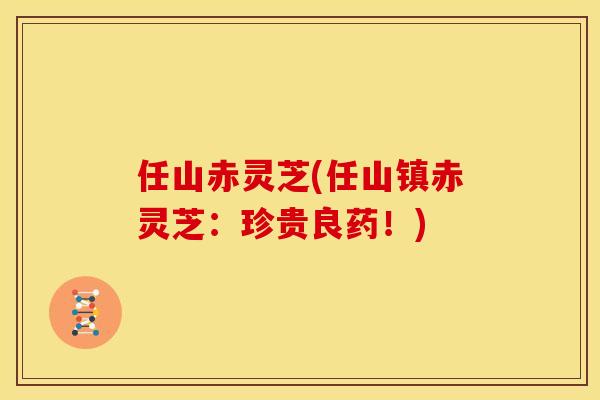 任山赤灵芝(任山镇赤灵芝:珍贵良药!) 任山赤灵芝(任山镇赤灵芝:珍贵良药!)
