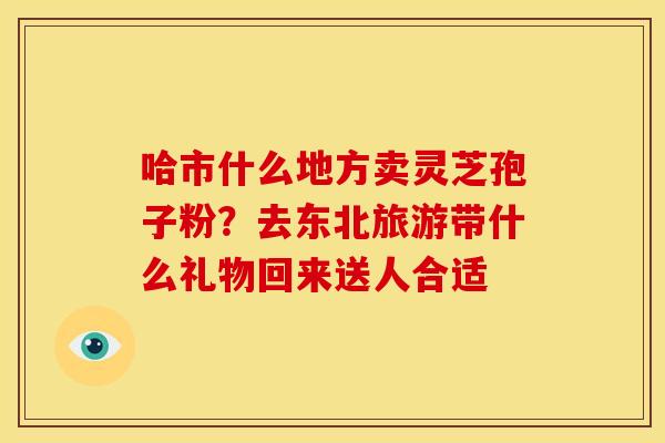 哈市什么地方卖灵芝孢子粉？去东北旅游带什么礼物回来送人合适