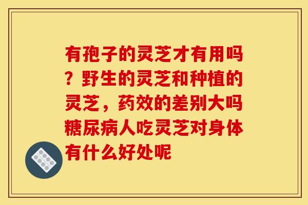 有孢子的灵芝才有用吗?野生的灵芝和种植的灵芝,的差别大吗人吃灵芝对身体有什么好处呢 有孢子的灵芝才有用吗?野生的灵芝和种植的灵芝,的差别大吗人吃灵芝对身体有什么好处呢