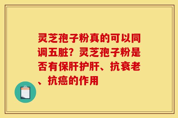 灵芝孢子粉真的可以同调五脏?灵芝孢子粉是否有、抗、抗的作用 灵芝孢子粉真的可以同调五脏?灵芝孢子粉是否有、抗、抗的作用