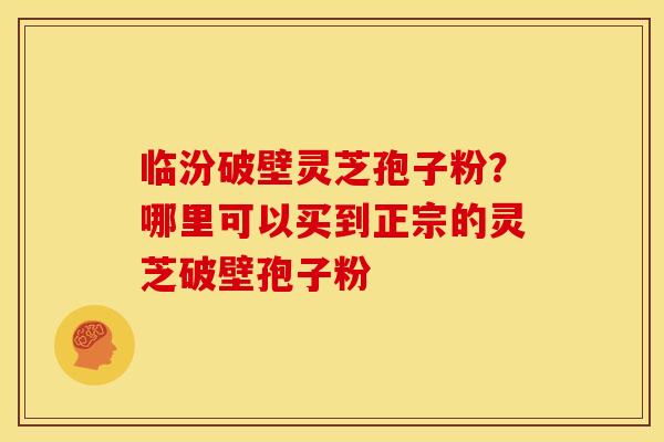 临汾破壁灵芝孢子粉?哪里可以买到正宗的灵芝破壁孢子粉 临汾破壁灵芝孢子粉?哪里可以买到正宗的灵芝破壁孢子粉