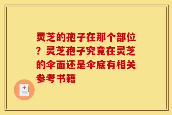 灵芝的孢子在那个部位?灵芝孢子究竟在灵芝的伞面还是伞底有相关参考书籍 灵芝的孢子在那个部位?灵芝孢子究竟在灵芝的伞面还是伞底有相关参考书籍