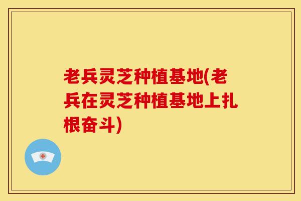 老兵灵芝种植基地(老兵在灵芝种植基地上扎根奋斗) 老兵灵芝种植基地(老兵在灵芝种植基地上扎根奋斗)