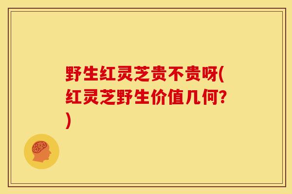 野生红灵芝贵不贵呀(红灵芝野生价值几何?) 野生红灵芝贵不贵呀(红灵芝野生价值几何?)
