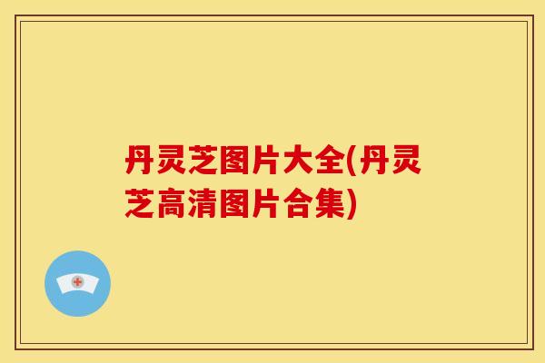 丹灵芝图片大全(丹灵芝高清图片合集)