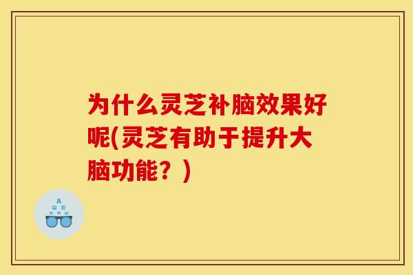 为什么灵芝补脑效果好呢(灵芝有助于提升大脑功能？)