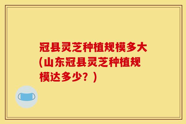 冠县灵芝种植规模多大(山东冠县灵芝种植规模达多少?) 冠县灵芝种植规模多大(山东冠县灵芝种植规模达多少?)