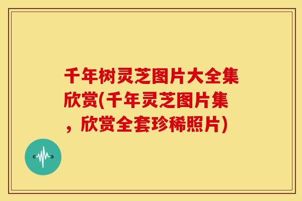千年树灵芝图片大全集欣赏(千年灵芝图片集,欣赏全套珍稀照片) 千年树灵芝图片大全集欣赏(千年灵芝图片集,欣赏全套珍稀照片)