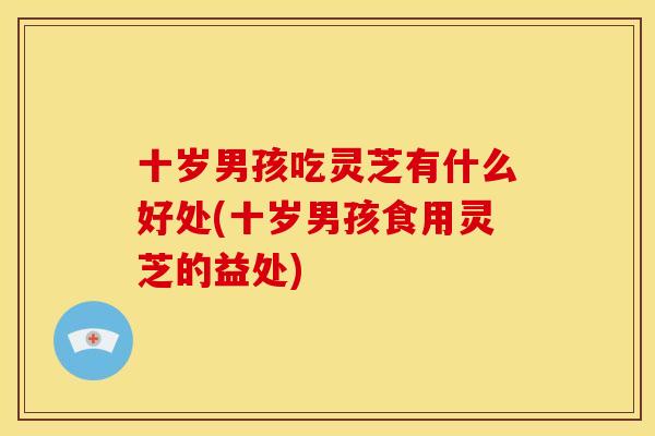 十岁男孩吃灵芝有什么好处(十岁男孩食用灵芝的益处)
