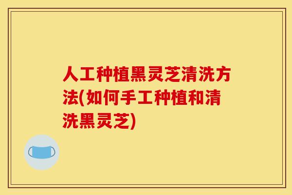人工种植黑灵芝清洗方法(如何手工种植和清洗黑灵芝) 人工种植黑灵芝清洗方法(如何手工种植和清洗黑灵芝)