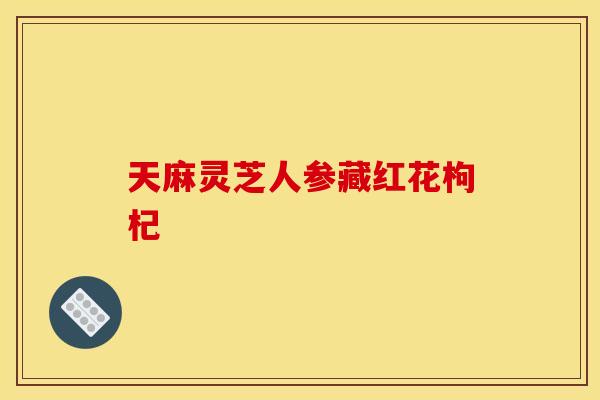 天麻灵芝人参藏红花枸杞 天麻灵芝人参藏红花枸杞