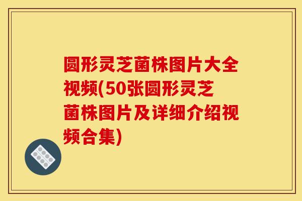 圆形灵芝菌株图片大全视频(50张圆形灵芝菌株图片及详细介绍视频合集) 圆形灵芝菌株图片大全视频(50张圆形灵芝菌株图片及详细介绍视频合集)