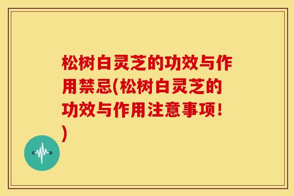 松树白灵芝的功效与作用禁忌(松树白灵芝的功效与作用注意事项!) 松树白灵芝的功效与作用禁忌(松树白灵芝的功效与作用注意事项!)
