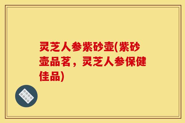 灵芝人参紫砂壶(紫砂壶品茗,灵芝人参保健佳品) 灵芝人参紫砂壶(紫砂壶品茗,灵芝人参保健佳品)